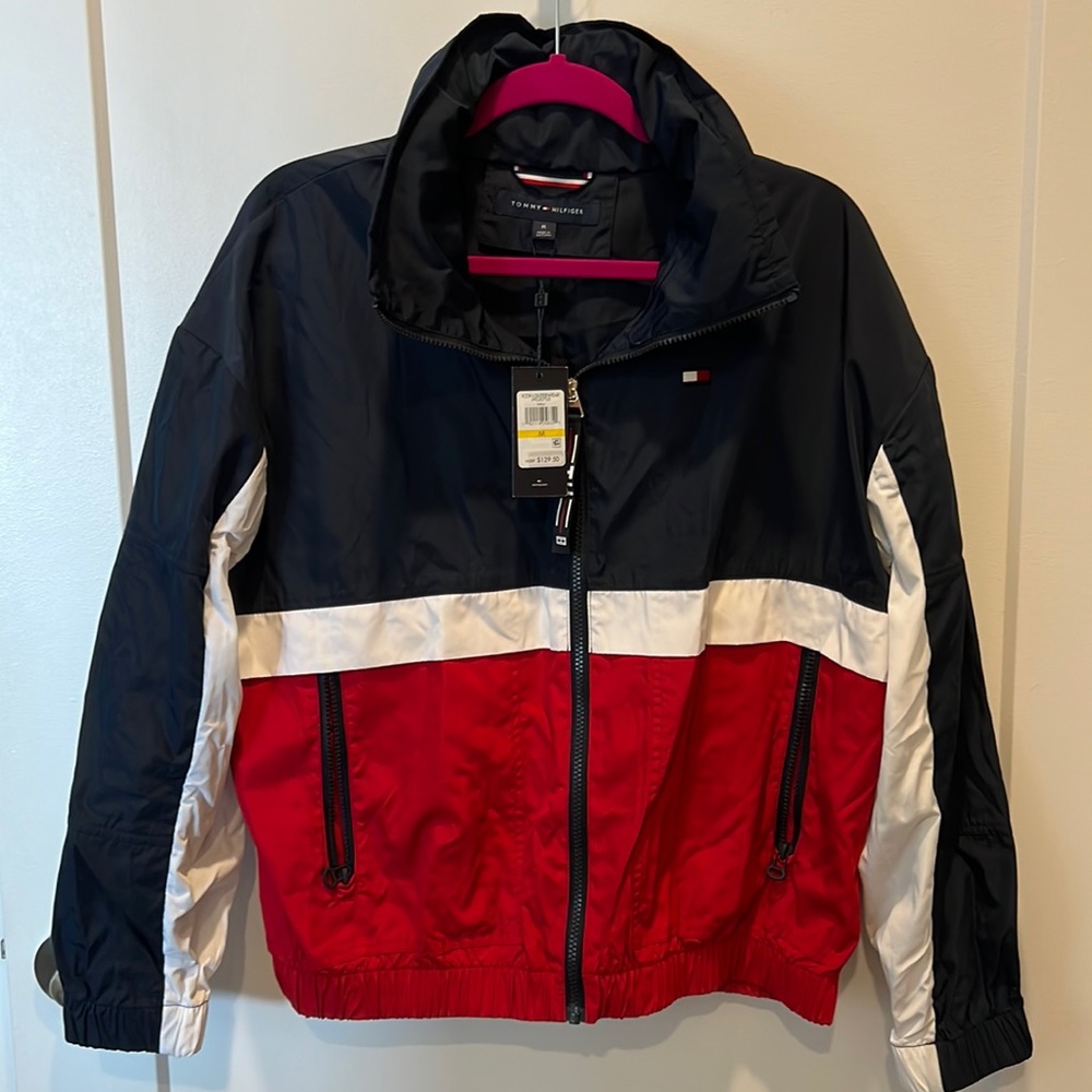 Tommy Hilfiger lightweight jacket with hidden hood